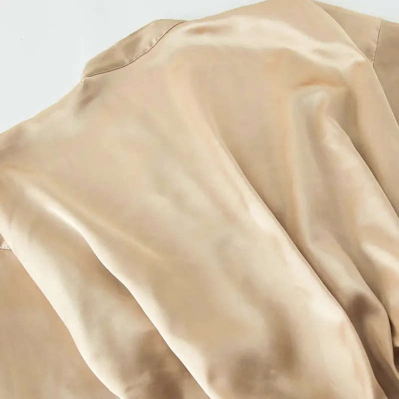 Satin Silk Robe Bride Bridesmaid Robes Wedding Robe Dressing Women Robes Bridal Robe Bride Team Gold Print Bathrobe Champagne