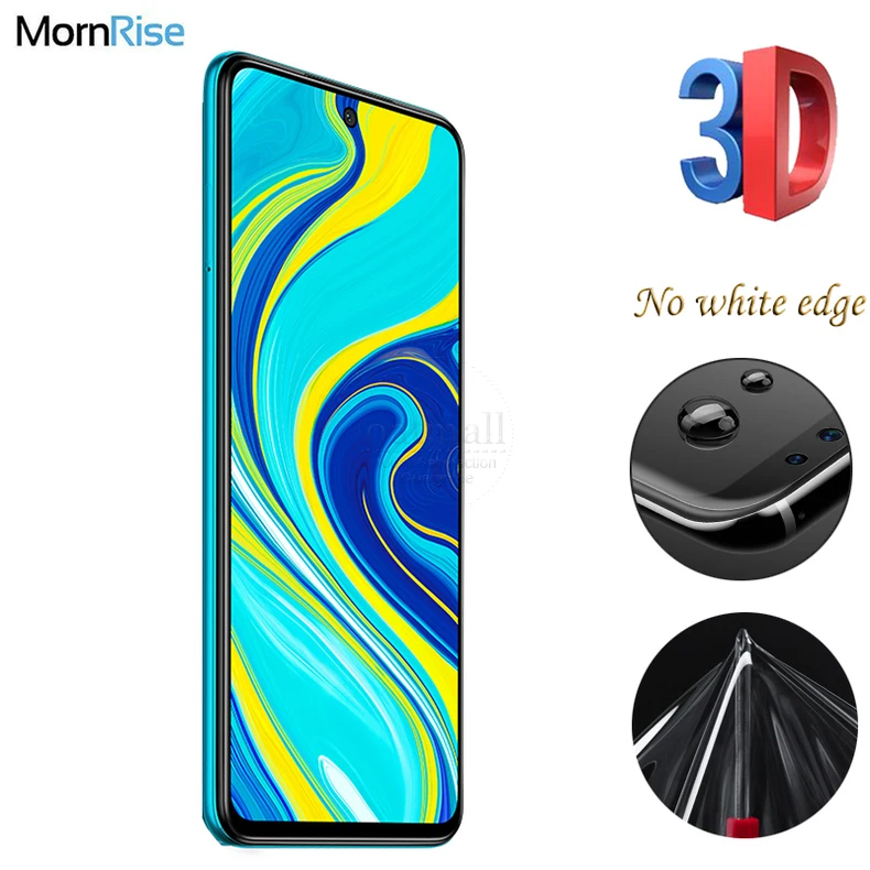 Гидрогелевая пленка для Xiaomi Redmi Note 9 / Pro TPU Защитная экрана прозрачный гель Мягкая
