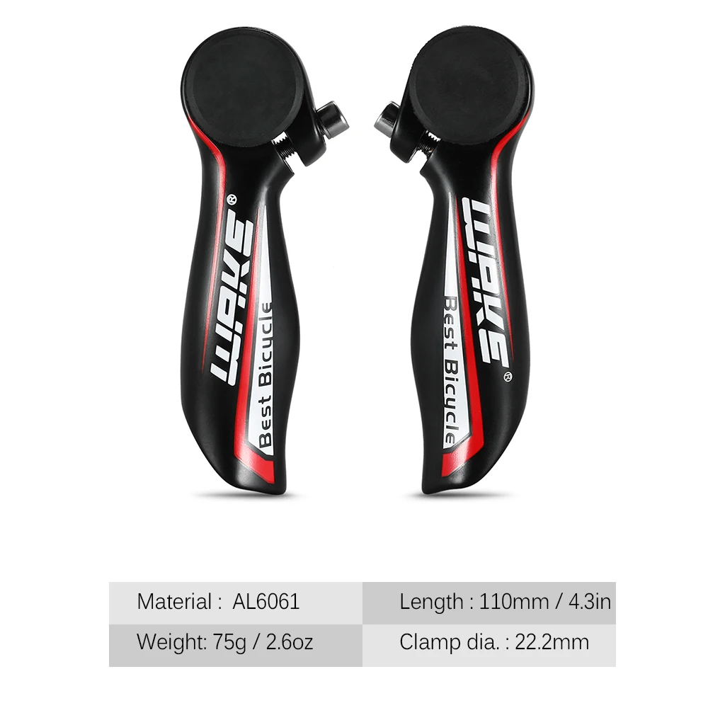 1 пара MTB бар конец Горный велосипед Руль алюминиевый сплав Велоспорт шоссейный