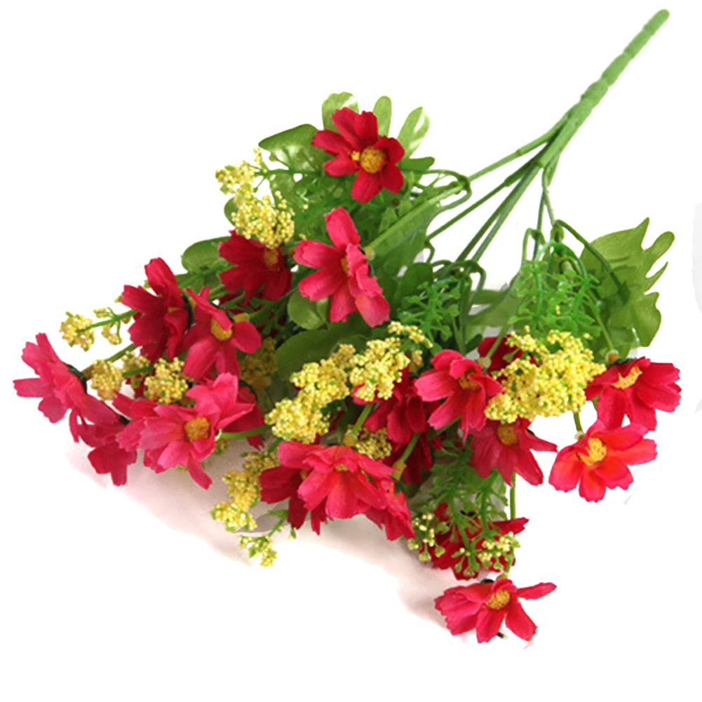 Корзина Свадебный Шелковый букет садовое украшение для дома Маргаритка 28