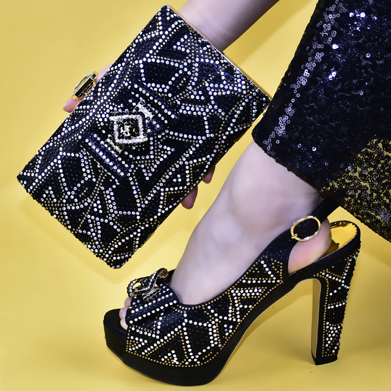 Новое поступление свадебные туфли в африканском стиле комплекты из итальянских