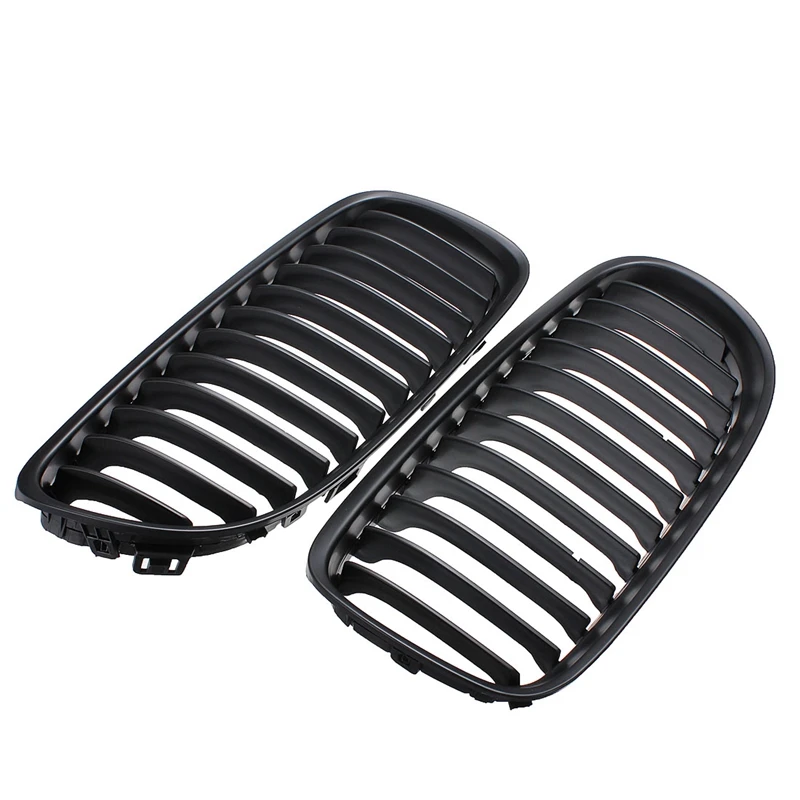 

1 Set Black Car Matte Front Grille Grills For BMW E90 LCT 3-Serise Sedan 2009 2010 2011 Car Styling Racing Grills Car Accessorie