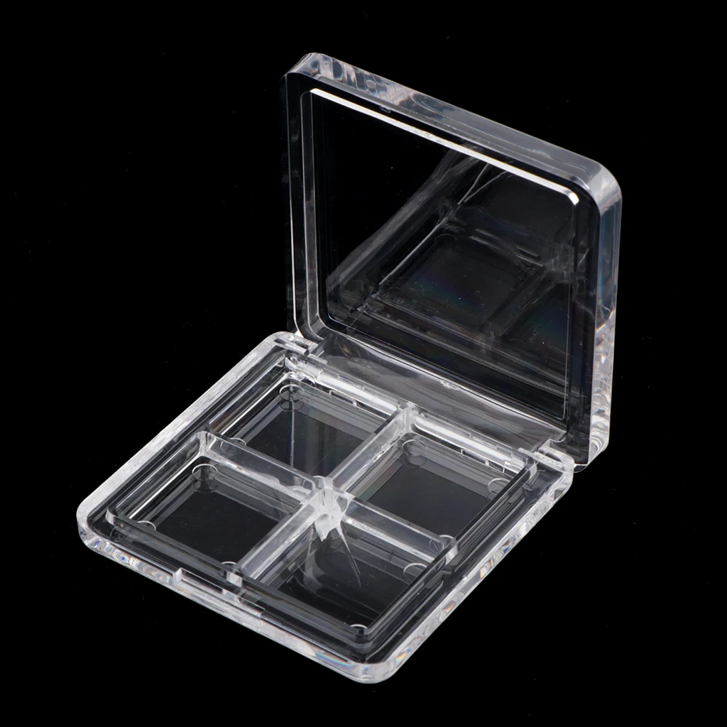 Пустая палитра для помады сделай сам прозрачный и Квадратный Контейнер макияжа с