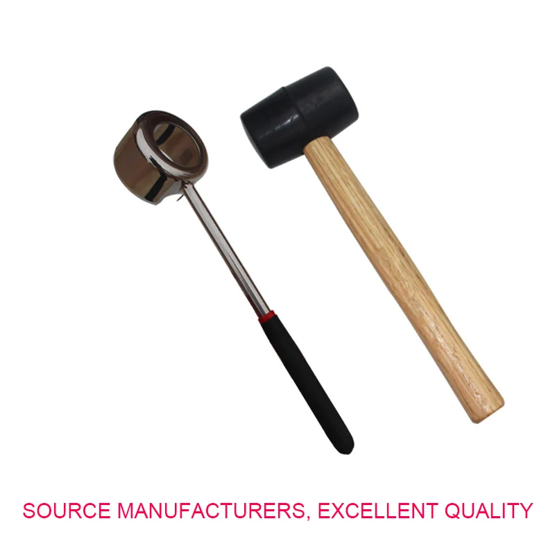 2 шт открывалка для кокоса набор инструментов из нержавеющей стали с деревянным