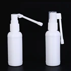 Пустой пластиковый флакон бутылочка для Назального спрея белого цвета с помпой для тумана, с носиком, контейнер Мелкодисперсный распылитель для медицинской упаковки, для соленой воды