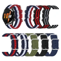 nylon sport watch band for samsung galaxy watch active smart band for samsung s2 huawei gt 2 watch replacement strap 20mm