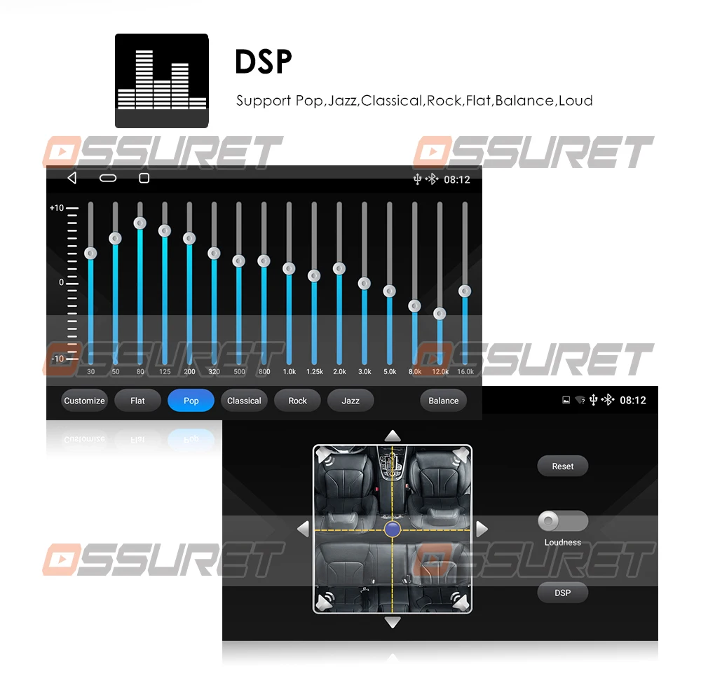 Автомагнитола 2 Din на Android 10 мультимедийный видеоплеер 9 дюймов Гб ОЗУ для Peugeot 307