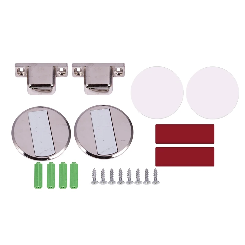 2 Упаковка нержавеющая сталь магнитный дверной ограничитель напольный без