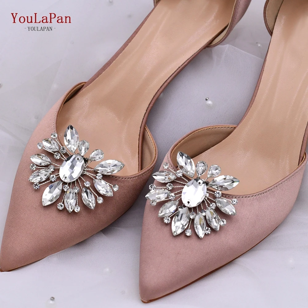 TOPQUEEN X11 Стразы ручной работы Очаровательная обувь Свадебная с пряжкой Женские