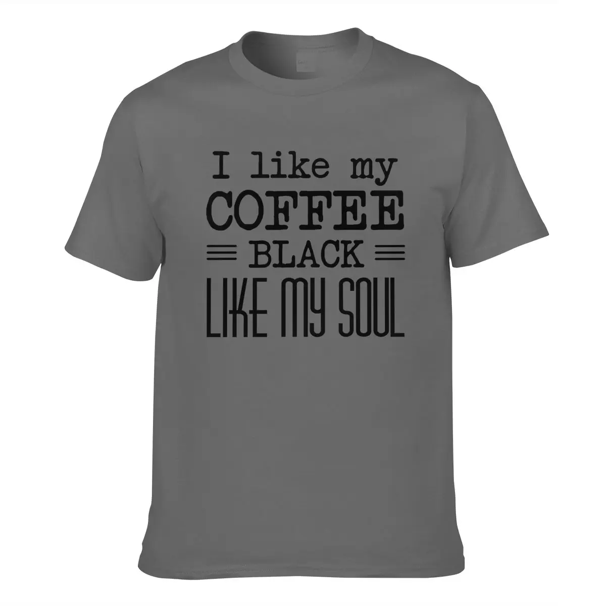 

Men tshirts I LIKE MY COFFEE Letter Print Cotton Soft Breathable Mens t shirts Top Casual Fashion Male Tee Shirt 2021 Summer
