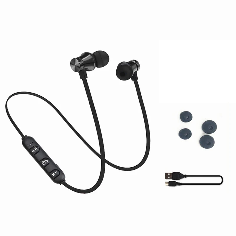 Водонепроницаемый Беспроводной Bluetooth наушники спортивные наушники Беспроводной С микрофоном для xiaomi samsung наушники с зарядки блютуз наушники наушники для с микрофоном безпроводные наушники fone de ouvido - Цвет: black