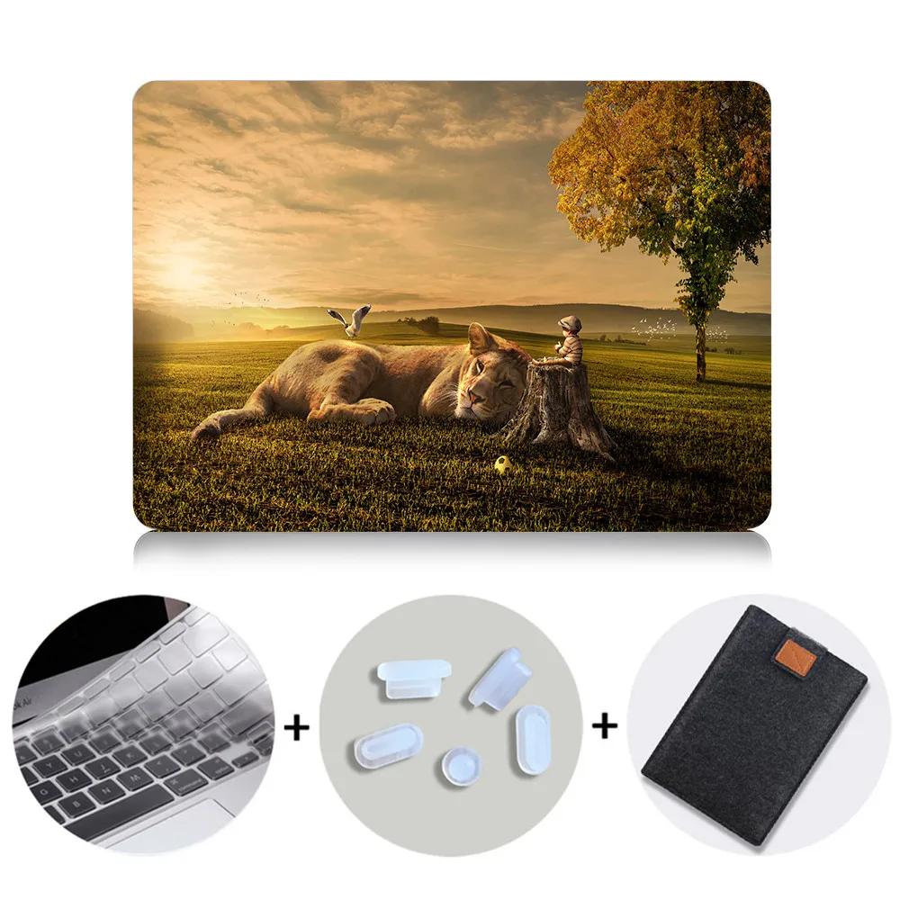 MTT чехол с милым котом и собакой для Macbook Air 11 13 Pro retina 13 15 с сенсорной панелью для mac book 12 дюймов Сумка для ноутбука с животными - Цвет: MB15