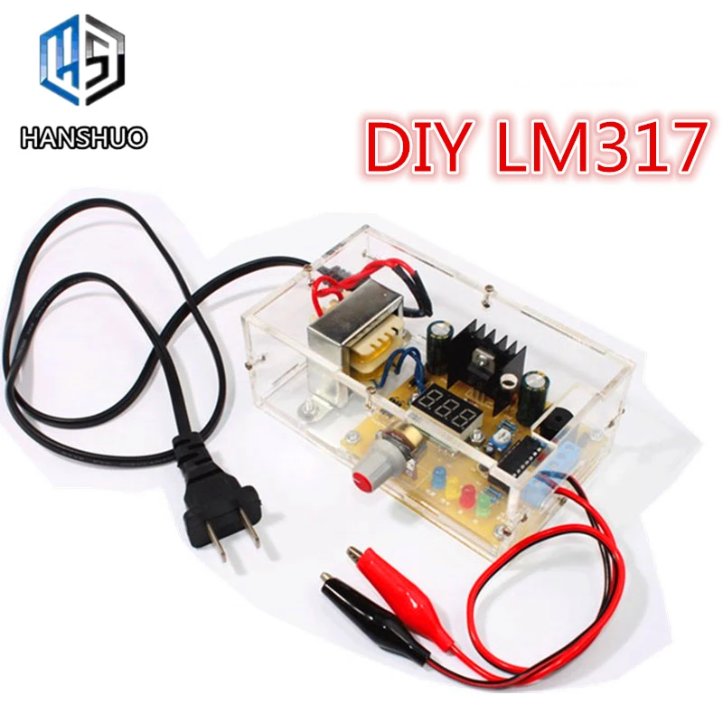 Оптовая продажа с фабрики Бесплатная доставка ЕС 220V DIY LM317 Регулируемое