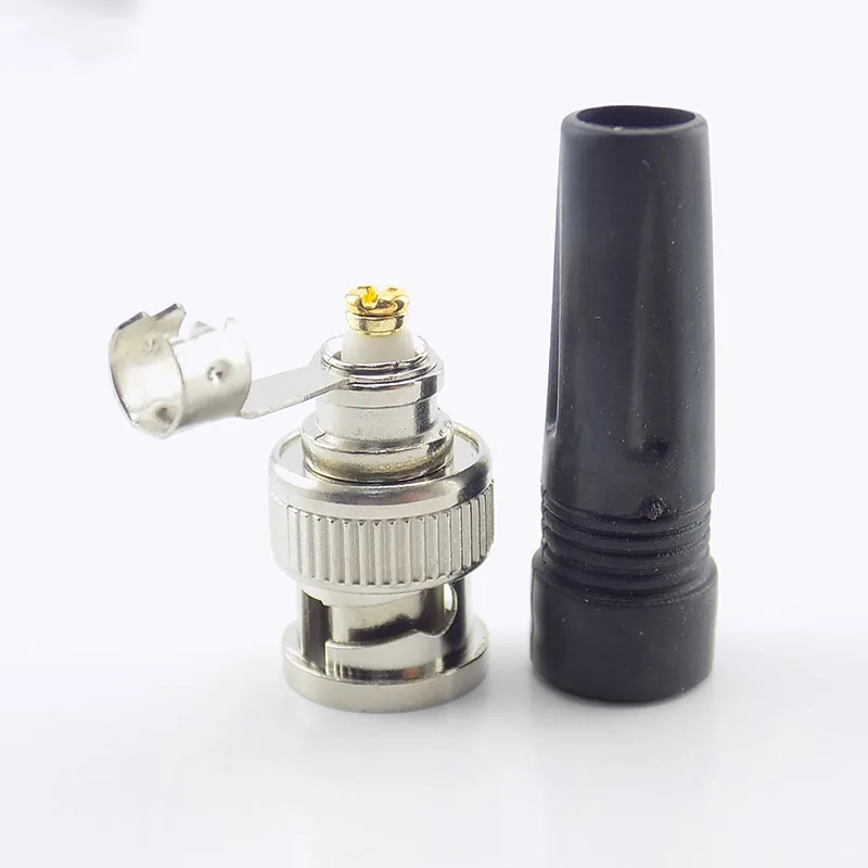 50Pcs Bnc Connector Male For Twist-On Coaxial Rg59 Cable Surveillance Security System Cctv Accessories Wholesale | Безопасность и