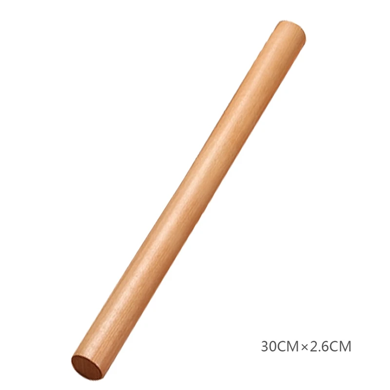 

Wooden Rolling Pin 4 Size Solid Wood Fondant Cake Decor Dumplings Noodles Roller Rolling Pin Dough Roller Kitchen Cooking Tools