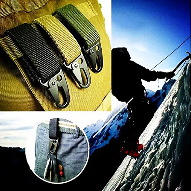 Горячий EDC инструмент для кемпинга D carabiner металлический ключ крючок Молл