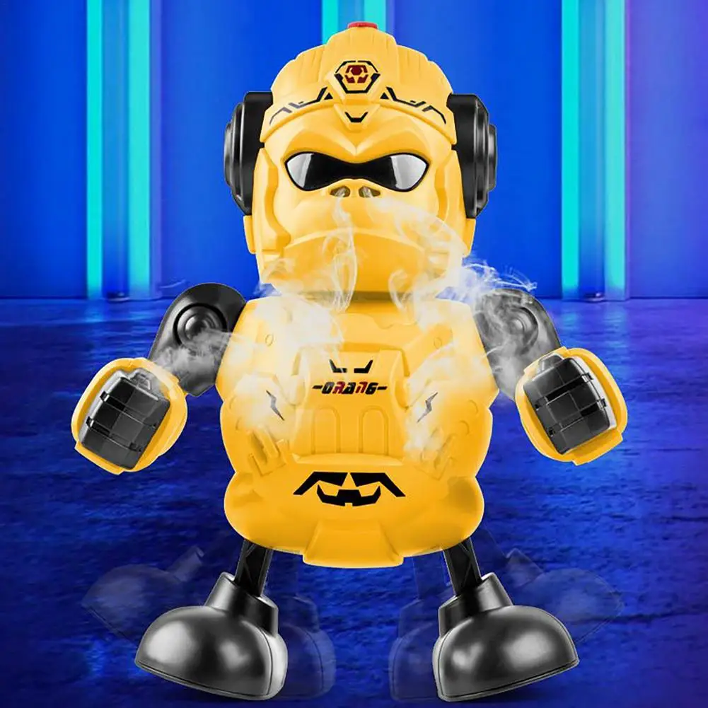 

Children Dancing Robot Rotating Musical Luminous Dancing Electric Toy Children's Childhood Playmates Gifts For Toy Lovers