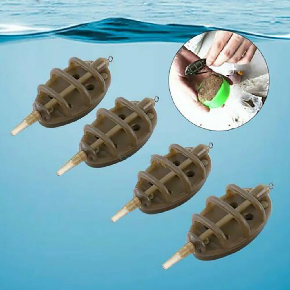 Вождения рыбной ловли 10 шт Карп комбо встроенный метод подачи 15/20/25/30 гр катушка