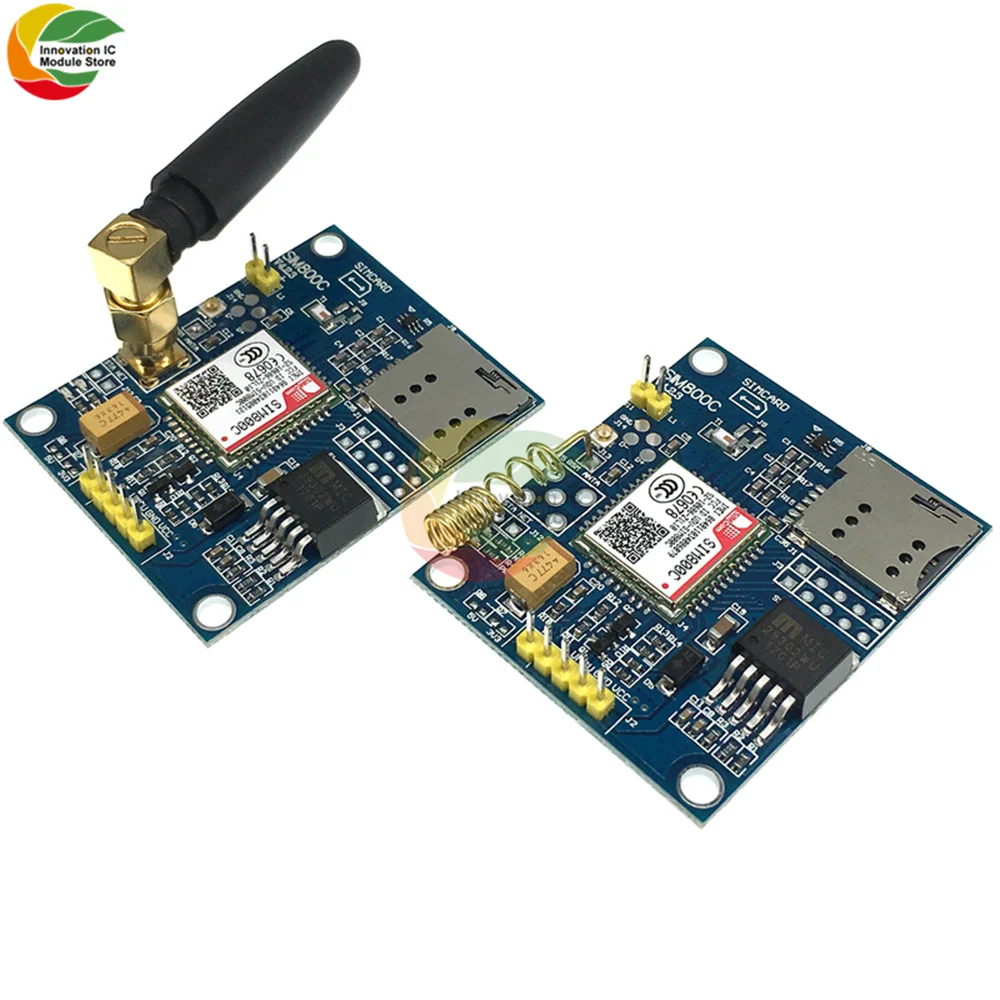 SIM800C четырехдиапазонный модуль GSM GPRS Поддержка модуля платы TTS/DTMF с антенной