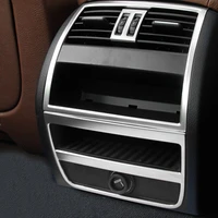chrome rear seat ac vent interior trim decorative covers sticker for bmw f10 5 series auto accessories