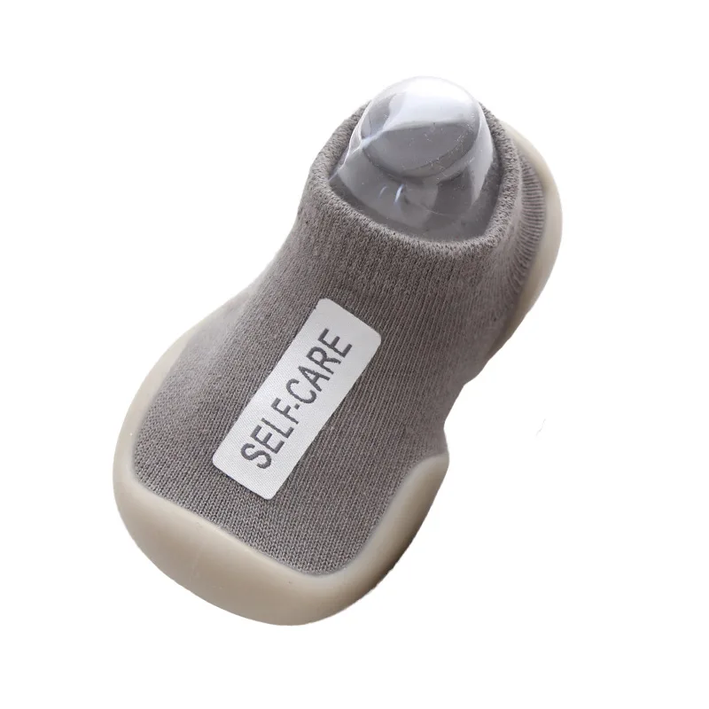 Носки-носки детские мягкие однотонные на резиновой подошве возраст 0-4 года |