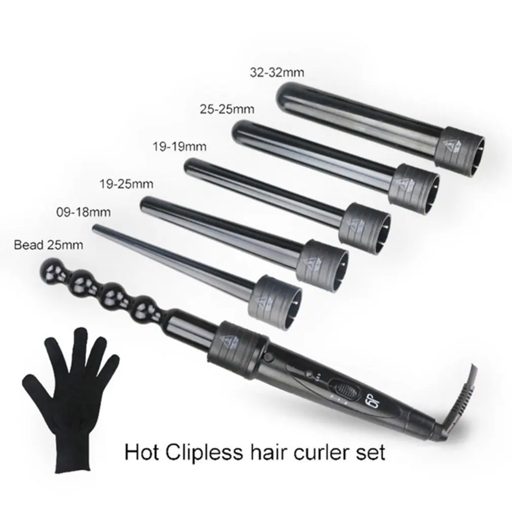 

Hairdressing Tools Multi-functional Practical Ceramics Hair Curler Set Personal Care Styling Stick Kit