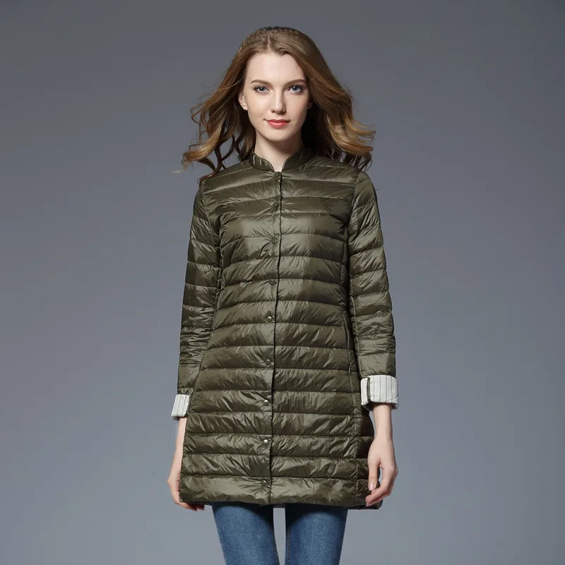 Новая зимняя куртка оверсайз пальто женская пуховая парка пуховое с длинным