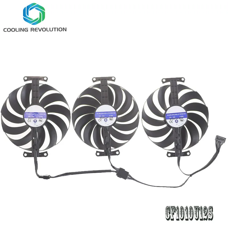 95 мм T129215SU CF1010U12S графический вентилятор для ASUS ROG Strix Radeon RX6700XT RX6800 RX6900 игровая