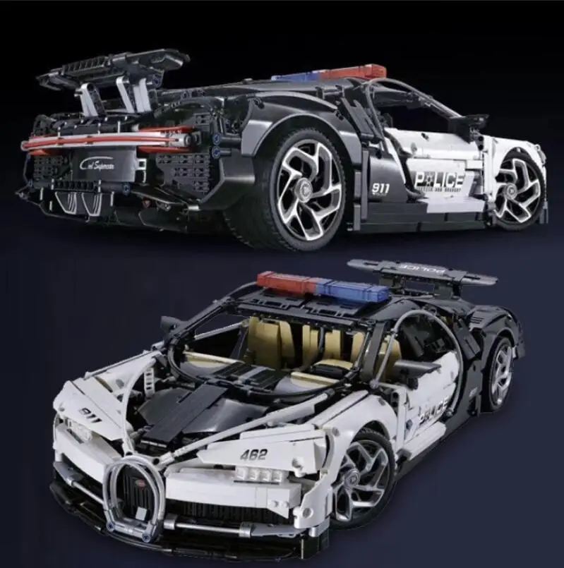 Новинка DECOOL 3388 Автомобильная серия Chiron гоночная модель автомобиля набор