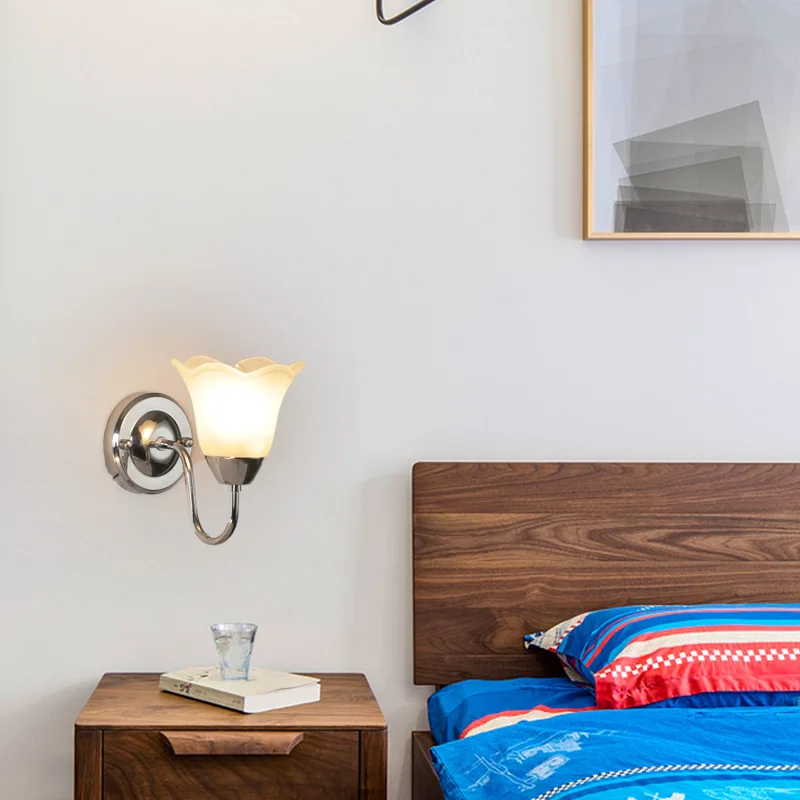 

Modern simple style wall lamp LED27 Nordic creative bedside lamp living room bedroom aisle corridor