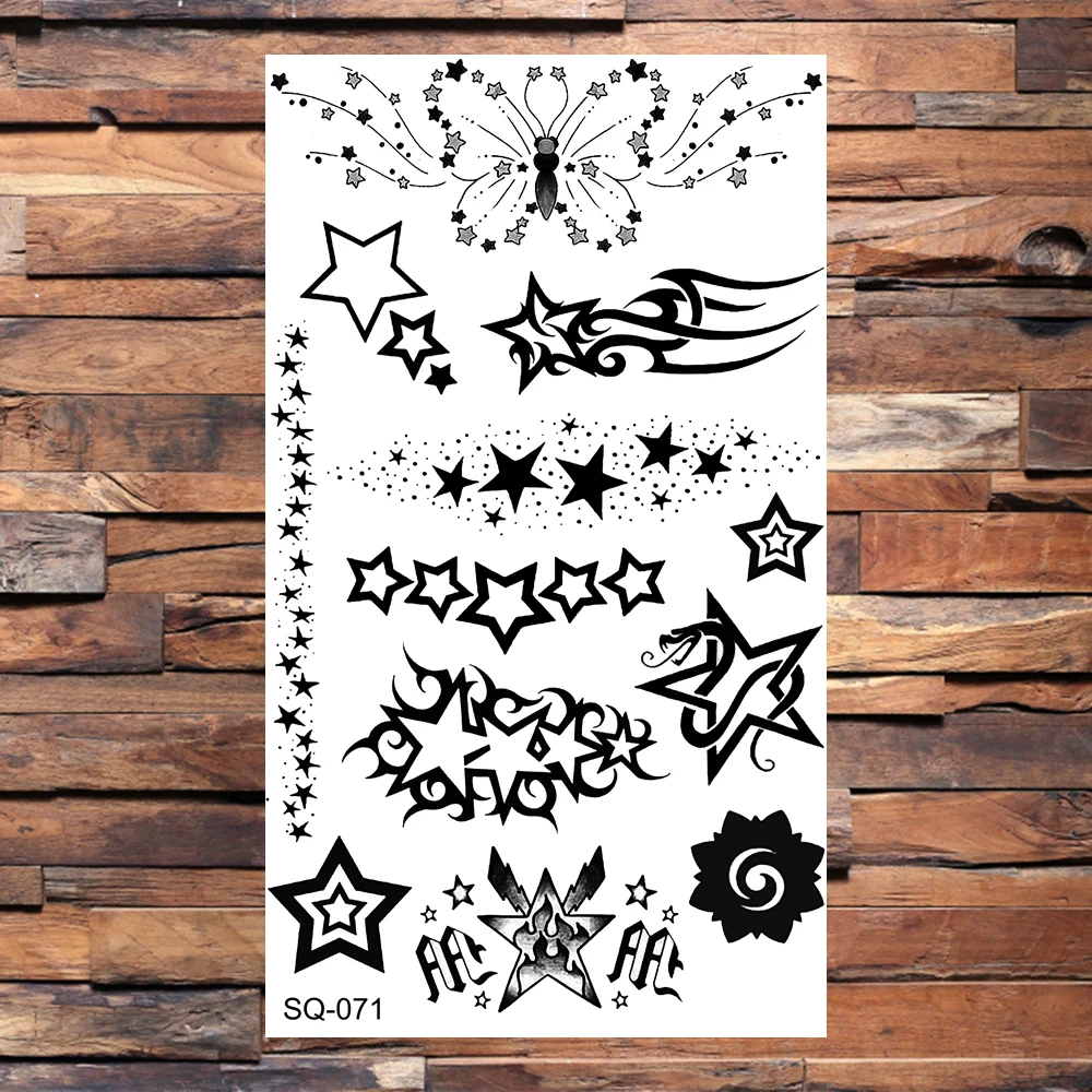 Временные татуировки для женщин и детей Одуванчик любовь реалистичные перья