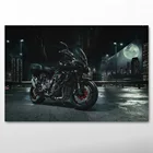 Картина на холсте с изображением мотоцикла или велосипеда