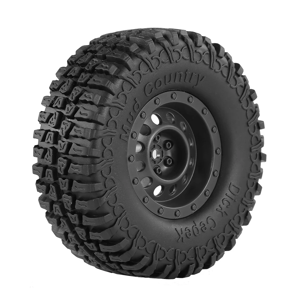 4 шт AUSTAR 100 мм 1 9 дюймов обод резиновое колесо для 1/10 RC автомобиль Traxxas HSP RC4WD Tamiya