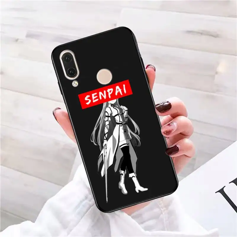 Sugoi Senpai Anime Waifu Phone Case For Redmi 9 5 S2 K30pro Silicone Fundas for 8 7 7A note 5A Capa | Мобильные телефоны и