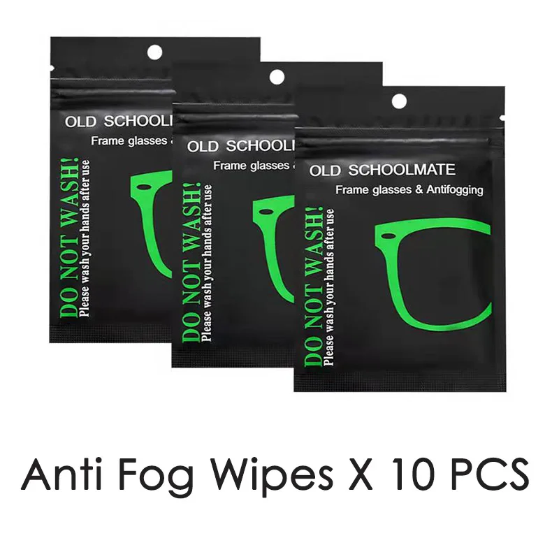 

10pcs Reusable Anti Fog Wipes for Glasses Prevent Fogging Lens Cloth Cleaning Cloth Defog Multifucntion Napkin For Glasses