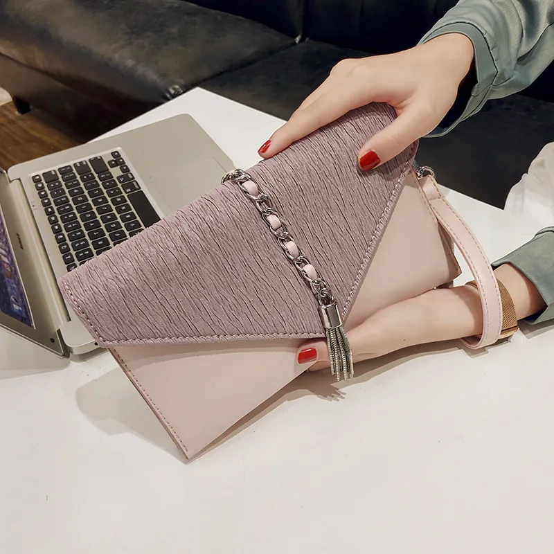 Women Clutch Purse New Fashion Bag Eevening Black Purses for Evening Silver | Багаж и сумки