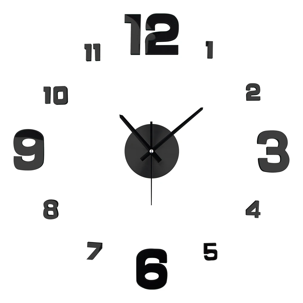 Настенные акриловые 3d часы сделай сам с зеркальным эффектом кухонные настенные