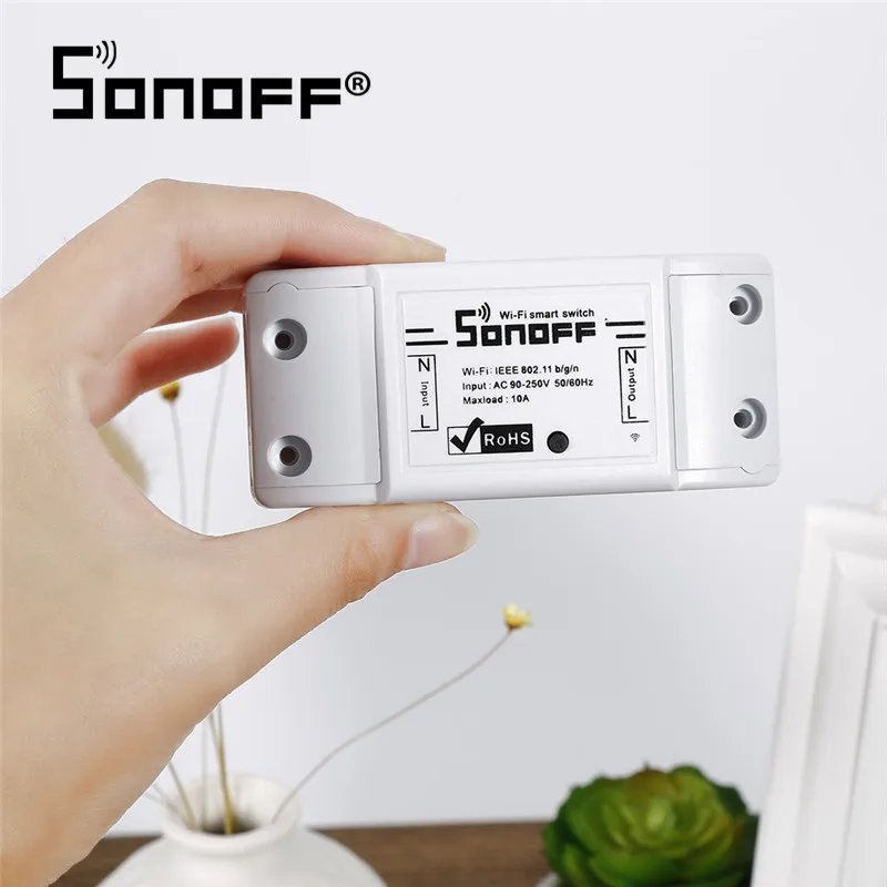 Sonoff Wifi умная розетка умный пульт дистанционного управления Diy таймер