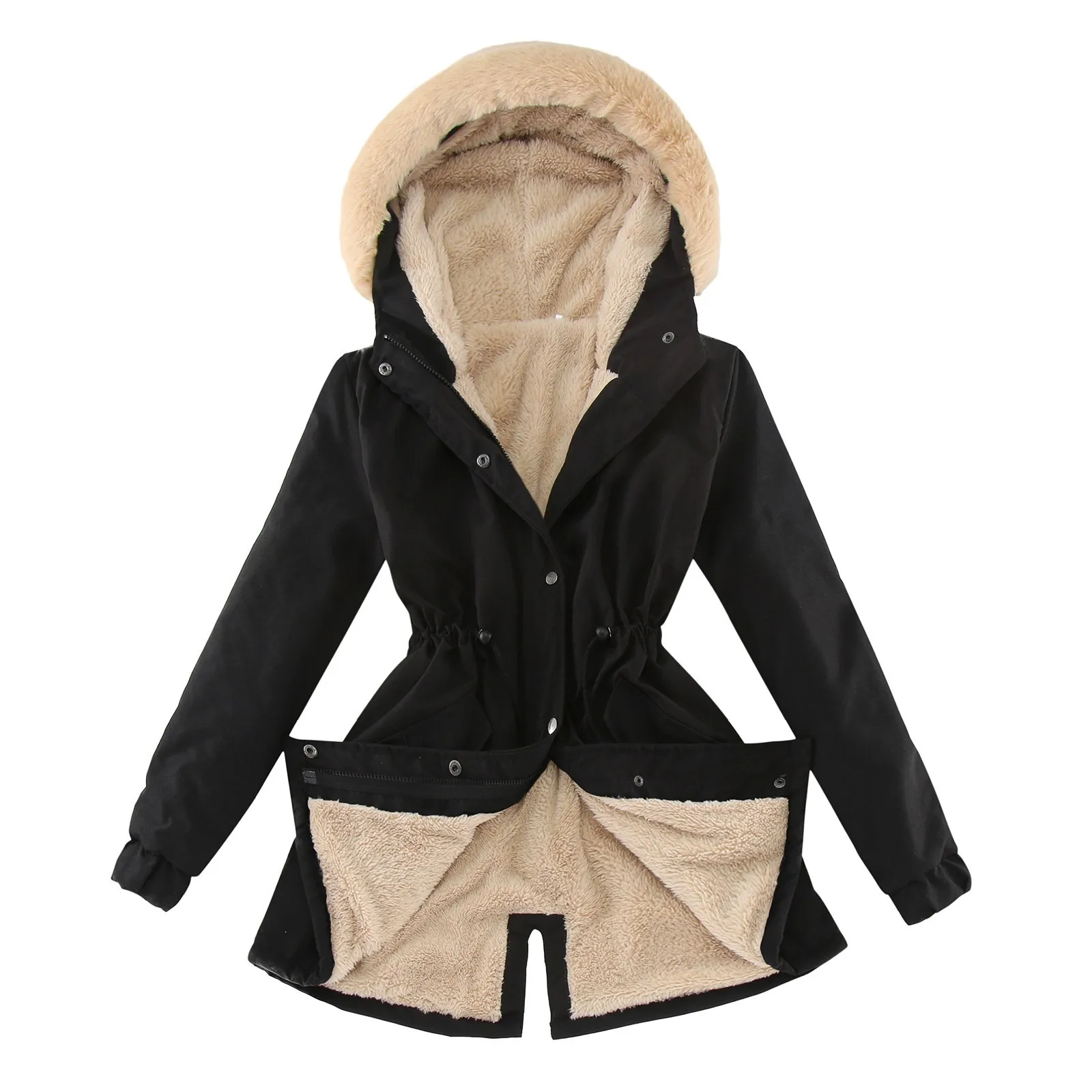 

Womens Winter Warm Coats Thick Parkas Warm Hooded Coat Women Jacket Winter Parka Basic Jacket Chaqueta Acolchada Mujer 2021