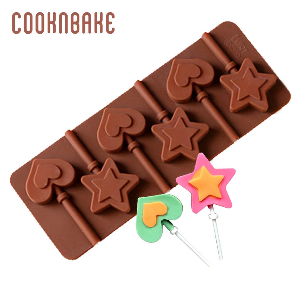 Силиконовая форма COOKNBAKE для шоколада конфет звезд торта украшения инструмент 15