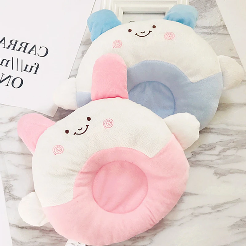 

Симпатичная хлопковая детская подушка в форме кролика, антиэксцентриковая Подушка для новорожденных, младенцев, мультяшная бархатная детс...