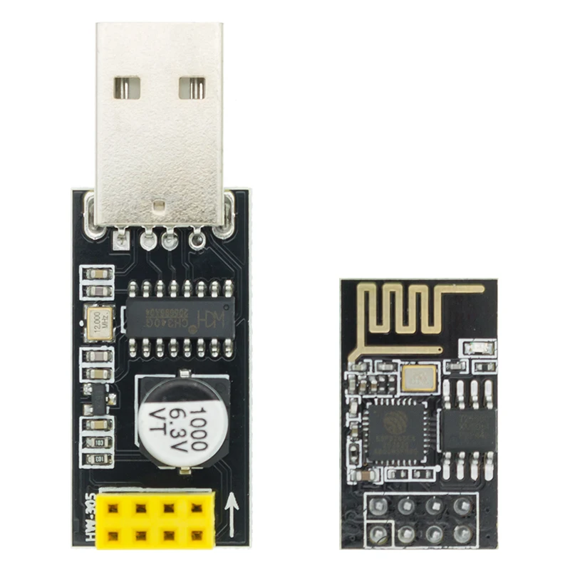 USB к ESP8266 WI FI модуль ESP 01 01S плата адаптера компьютера телефона беспроводной связи