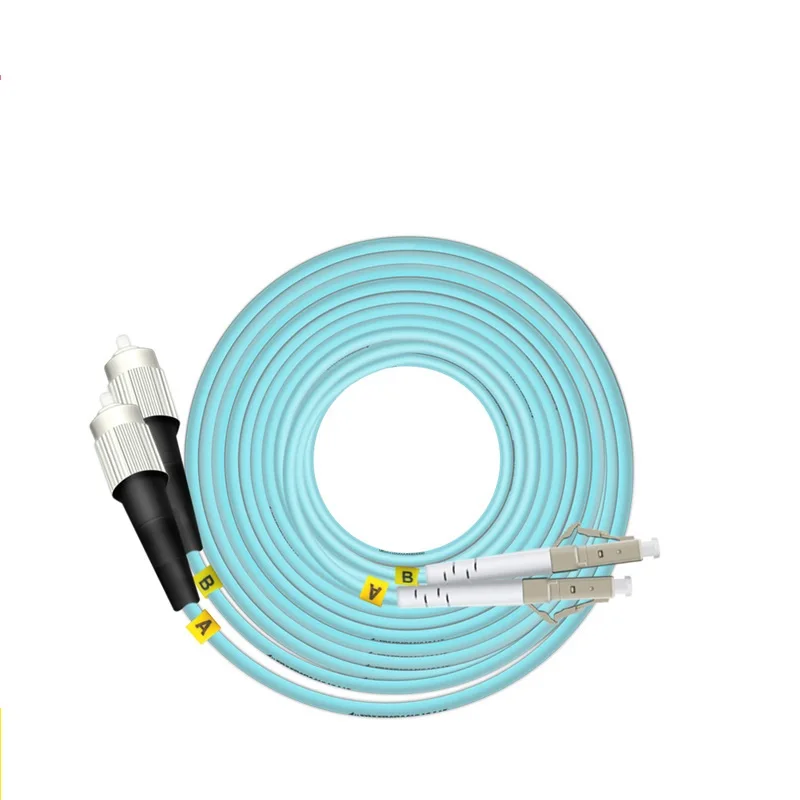 50m LC SC FC ST UPC OM3 Fiber Optic Patch Cable Duplex Jumper 2 Core Cord Multimode 2.0mm fibra optica | Мобильные телефоны и