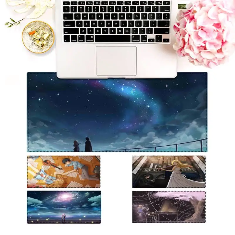 

Funny Your Lie in April Gaming Mouse Pad Laptop PC Computer Mause Pad Desk Mat For Big Gaming Mouse Mat For Overwatch/CS GO