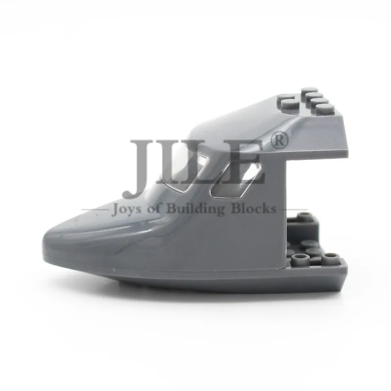 Moc Aircraft Fuselage Curved Forward 6x10 with Window Panes Holes Bottom 87613 1 DIY Building Blocks Brick Compatible Particles | Игрушки и