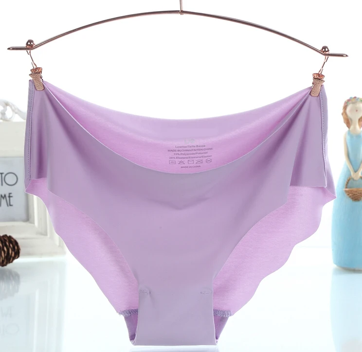 Sexy Women Soft Underpants Seamless Lingerie Briefs Hipster Underwear Soft Panties Black White Pink Briefs Seamless Briefs