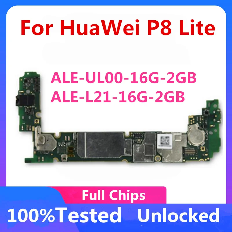 Разблокирован для HUAWEI P8 Lite материнской плате полным набором чипов платы чистке