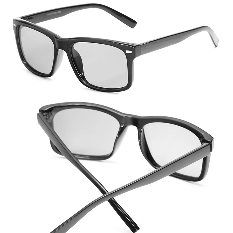 Солнцезащитные очки для мужчин и женщин квадратные поляризационные фотохромные