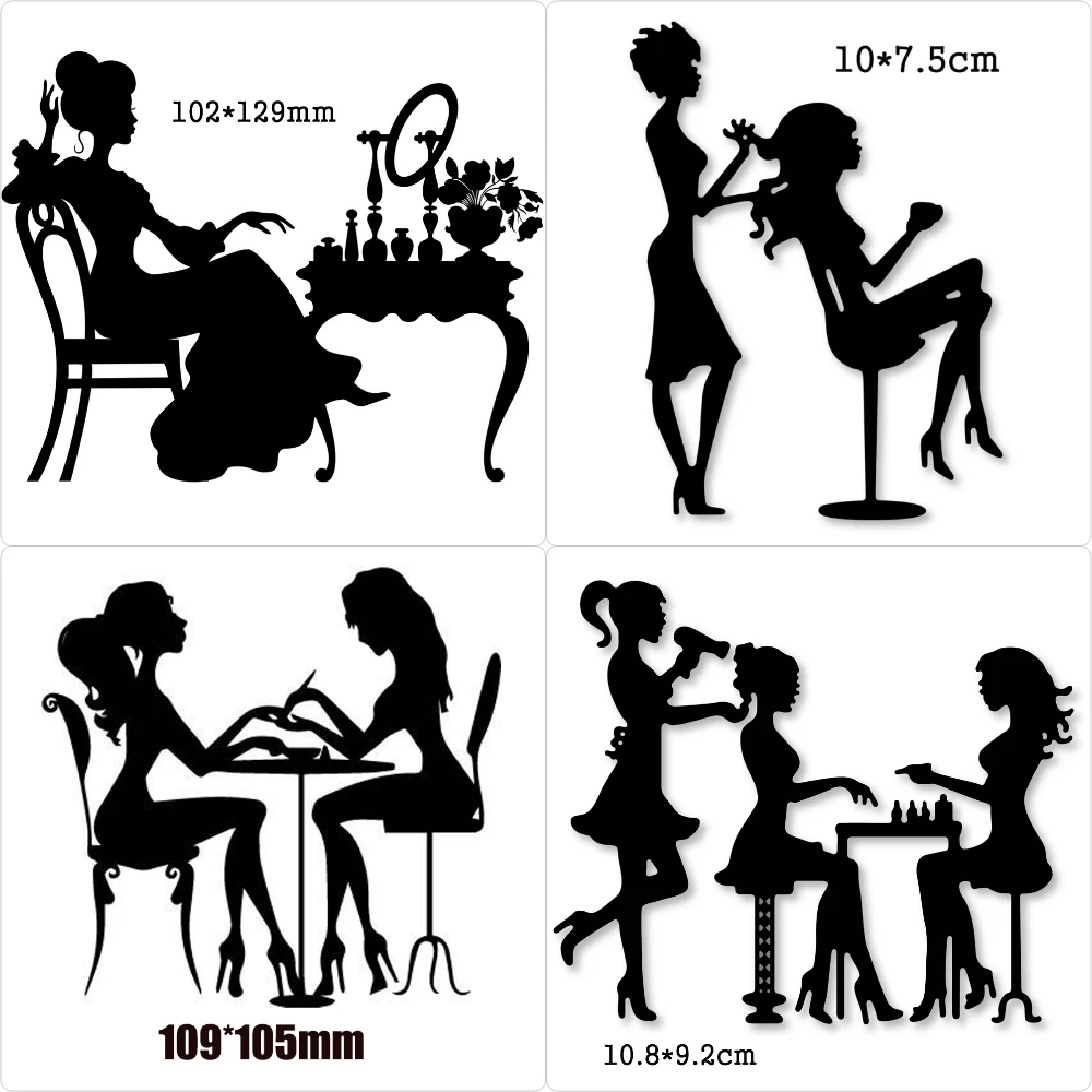 Новинка 2020 трафареты для стрижки ногтей девушек металлические стальные штампы