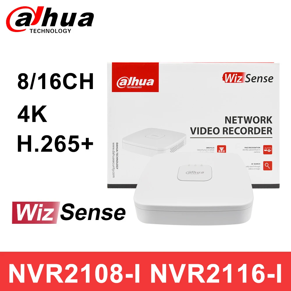 Сетевой видеорегистратор Dahua NVR NVR2108 I 16 каналов 4K NVR2116 I|Видеорегистратор для